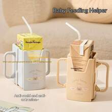 1pc Creative Cute Beverage Cup Holder Box Cup Mat Heatproof Anti-Squeeze Pure Cup Sleeve Anti-Squeezing Spill-Proof Cup Sleeve Organizer - Multicolor - View 12