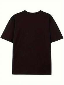 Camiseta personalizable con estampado retro - Camiseta de manga corta con cuello redondo para mujer y hombre, ropa deportiva casual, negra, tops de moda de temporada, camisas con estampado vibrante, camiseta de ajuste cómodo - Blanco - Ver 6