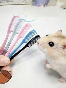 Lược chải lông mini cho thú cưng, lược gỡ rối lông cho chuột hamster, chuột cống và thỏ. - Xem 2