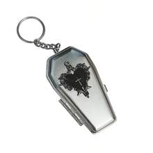 Cinzeiro Portátil Estilo Gótico - Suporte de Cinzas Metálico à Prova de Vazamentos com Estojo de Aço Inoxidável para Viagem, Decoração em Formato de Coração, Cruz e Boca Grande, Presente para Fumantes, Lembrança de Festa de Feriado, Ideal para Carro e Uso Ao Ar Livre, Presente Criativo, Acessórios para Fumar - multicolorido - Visão 10
