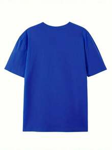 Camiseta "Dios Bendiga a América", 250 Aniversario de los Estados Unidos, Regalo de Cumpleaños 250 para EE. UU., Camiseta del Día de la Independencia, Camiseta Unisex 4 de Julio - Azul - Ver 3