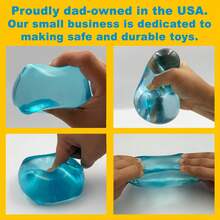Big Block Squishy Cube, JumboSensory Fidget Toy, 35% Larger ThanStandard, Stress Relief Hand Toys ForAnxiety, Classroom Prizes, ASTMCertified - 藍色 - 查看 5