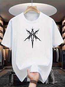 Camiseta unisex% algodón, modelo 2026, lavable aáquina, cómoda para todas las estaciones, adecuada para deportes al aire libre, fiestas en la playa y uso diario, con un diseño novedoso y estilo moderno, ¡tu mejor elección! - Blanco - Ver 8