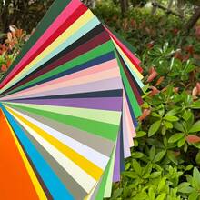 25pcs A5 Multicolor Handmade Cardstock - 25 Vibrant Colors, Macaron + Muted Tones, Suitable For Gift Box Packaging, DIY Albums, Party Decorations, Scrapbooking, High-Quality Art Paper, Essential For Handicraft Enthusiasts - 25 Colored Cards - View 4