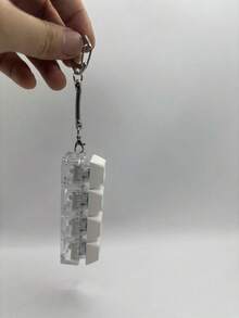 1 pieza Llavero con teclado fidget - Ajustes de clic silencioso y ruidoso para oficina, biblioteca y alivio de la ansiedad | Juguete antiestrés de diseño alegre con colores variados - color - Ver 3