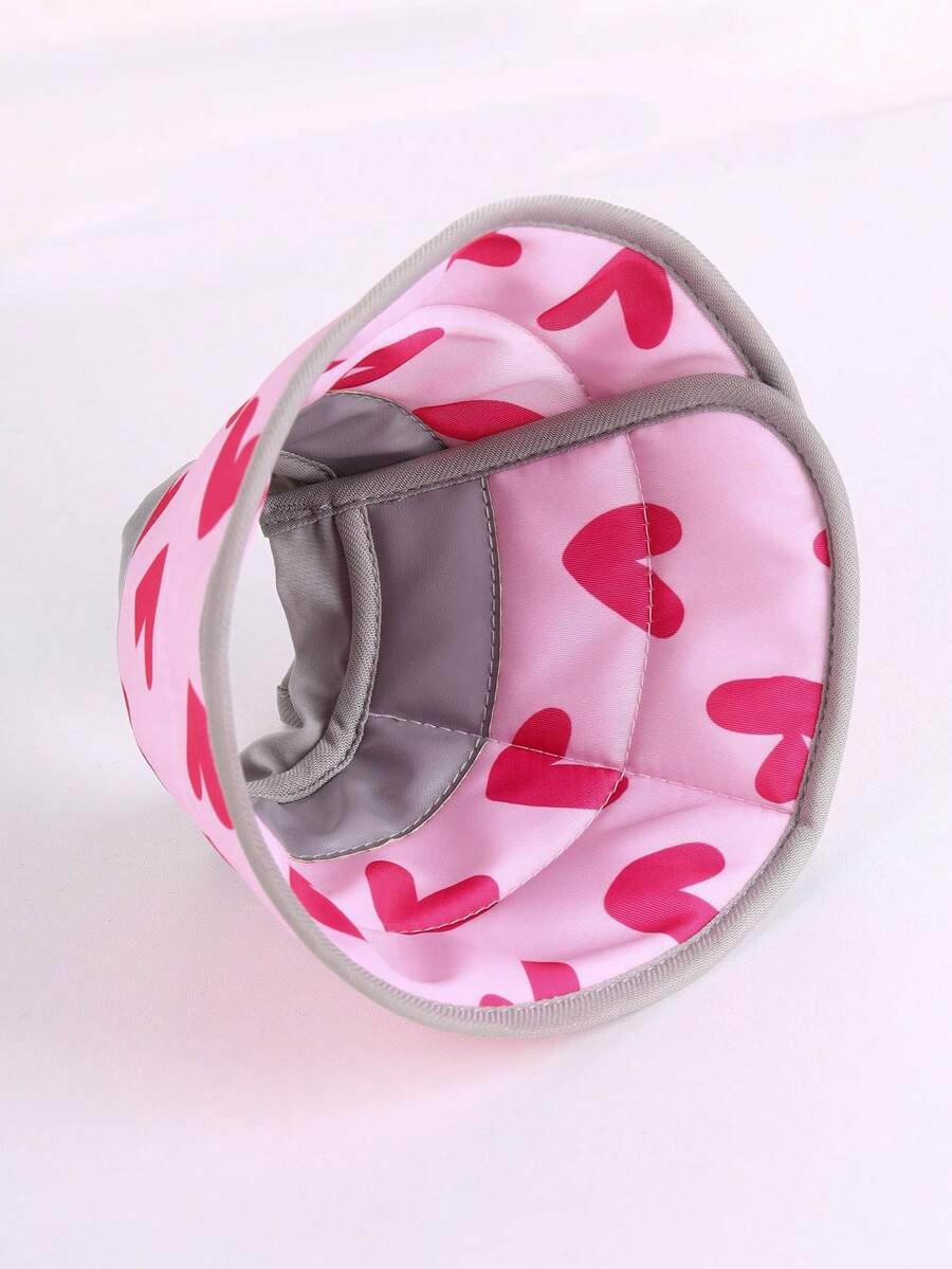 Supet Soft Cat Cone Collar For Cats Waterproof, Adjustable Post-Surgical E-Collar (Prevents Licking/Wound Aggravation) - Featuring A Cute Pattern Design, Neck Protection Shield, And Soft, Comfortable Fit - Suitable For Cats, Kittens, And Puppies - Pink - View 1
