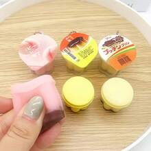 Llavero de pudín para apretar, juguete de comida, llavero de pudín mini creativo, colgante de alivio del estrés de rebote lento suave - Multicolor - Ver 3