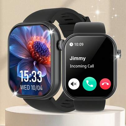 Smartwatch, llamada/marcación inalámbrica, alertas de múltiples aplicaciones, unisex, reloj deportivo, recordatorio de información, compatible con iOS/Android