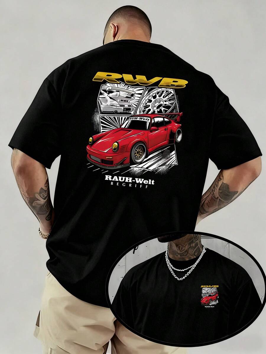 Men T-Shirts - Black - View 1