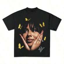 Mariah Scientist Large Face Graphic T-Shirt - Premium Quality Heavyweight T-Shirts For Adults And Kids (2) - 預設值 2 - 查看 10