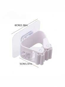 Giá treo chổi lau nhà tắm 1/3/6/9 chiếc, không cần khoan, giá đựng chổi lau nhà chắc chắn, gắn tường, kiểu dáng mới cho phòng tắm gia đình. - Nhiều màu - Xem 9