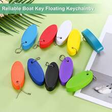M METERXITY Floating Key Chain For Boating, Waterproof Key Rings For Outdoor Water Sport, PU Foam Floating Keychains - ColorA - View 4