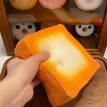 1pc Latest Jumbo Slow Rising Super Soft Squishy Simulation Bread Toy, Perfect Gift - Birthday Gift, Ideal Gift, Surprise Gift, Holiday Gift, Seasonal Gift, Halloween Gift, Christmas Gift, Gamer Gift, Gift - Multicolor - View 7