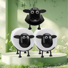 Sheep Toilet Paper Holder 2 Packs, Freestanding 3D-Printed Toilet Paper Organizer, Funny Toilet Paper Holder Bathroom Set, Cute Bathroom Decor For Home Or Guest Bath, Great Gift Idea - Multicolor - View 1