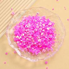 2MM-6MM 混色 2000PCS/包 圓形平底樹脂水鑽 糖果色 AB色 閃亮亮片 DIY 寶石 鑽石 黏貼式 DMC 珠飾 用於衣服、包包、鞋子、馬克杯、瓶子、保溫杯、手機、彩妝 DIY 配件 - 淺玫紅44 - 查看 2