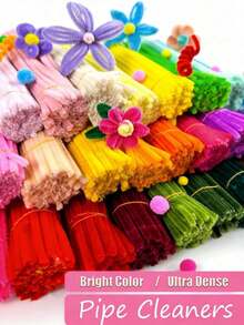 400/200/100 piezas Lazos de torsión de colores mezclados aleatorios, Lazos para el cabello de colores Materiales de manualidades DIY, Adecuados para diversas manualidades, Pueden usarse para proyectos de arte y decoración, Materiales DIY hechos a mano, Amplia gama de usos, Pueden usarse como regalos de ramos, - multicolor - Ver 2