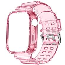 BEIMUSON Funda protectora transparente todo en uno para Apple Watch Ultra, Series 11/10/9/8/7/6/5/4/3, cobertura completa a prueba de golpes, carcasa blanda, ligera y duradera, instalación sin herramientas - Multicolor - Ver 28