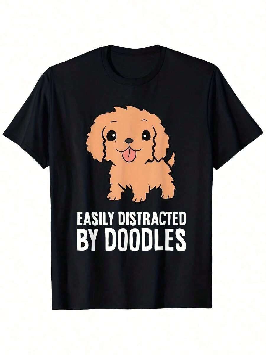 Camiseta Negra 100% Algodón para Mujer - Tela de 180 g/m², Corte Holgado, Elástica, Casual, con Mangas Cortas y Cuello Redondo, Regalo Ideal para Eventos Universitarios, Ropa Casual y para Todo el Año, TALLA GRANDE - Negro - Ver 1