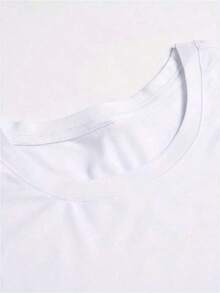 Camiseta King Print, Camisetas para Hombre, Camiseta Casual de Manga Corta para Verano, Regalos para el Día del Padre - Blanco - Ver 5