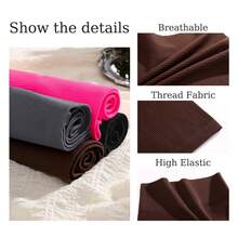 Women's Basic Elastic High Waist Fitted Pencil Mini Skirt, Summer Ribbed Knit Casual Short Skirt, Hip-Length Short Skirt, Fashion Streetwear - 黑色 - 查看 6