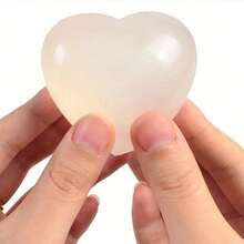 1pc, Heart-Shaped Temperature Color-Changing Maltose, Perfect For Holiday Gifts, Fun And Cute Gifts, Birthday Gifts, Easter Gifts, Halloween Gifts, Christmas Gifts, Party Gifts, Squishy, Squishy Toys, Squishy Stress Toy, Dumpling Squish - Love - View 7