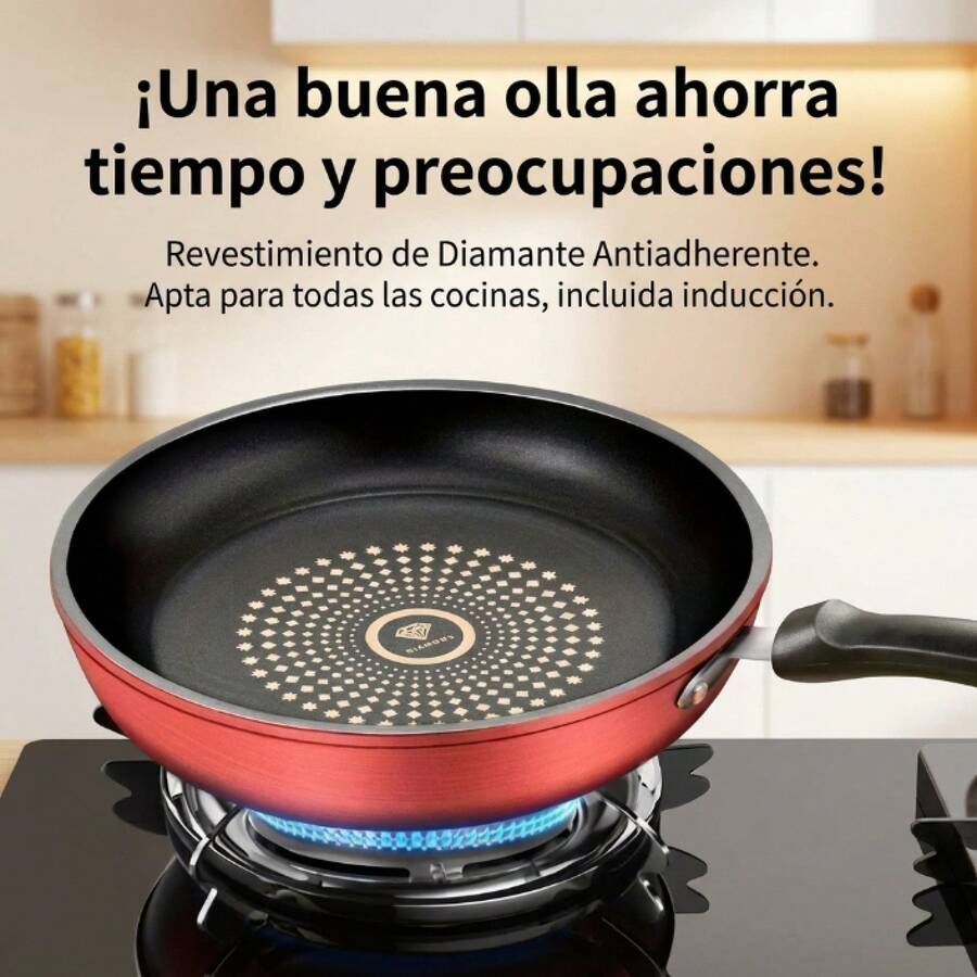 Non-Stick Cast Iron Skillet - Dishwasher , Healthy Cooking With Reduced Smoke, Large Capacity, Multifunctional Cookware For Home, Kitchen, And Restaurant Use. BXM8 - View 1
