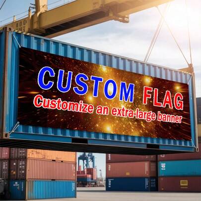 Custom Large Banners, Flags And Posters - Heavy-Duty Design, Can Add Personalized Text & Logos - Extra Large Size, Suitable For Birthday Parties, Corporate Events, Exhibitions, Warehouses - Vibrant Colors, Clear Graphics - Ideal For Indoor/Outdoor Advertising, Anniversaries, Celebrations
