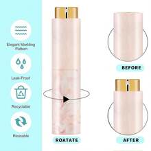 Vitog Perfume Botella de viaje recargable en spray Atomizador Perfume Spray Mini botella de viaje de bolsillo Dispensador de colonia vacío para mujeres y hombres - Ver 6