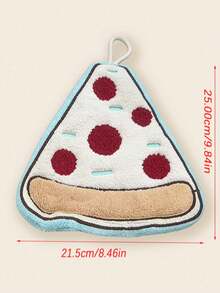 1pc/4pcs Coral Fleece Soft Absorbent Non-Shedding Hand Towel With Hanging Loop, Cute Cartoon Donut Design, Multipurpose Absorbent Quick Dry Towel For Bathroom, Kitchen - Multicolor - View 9