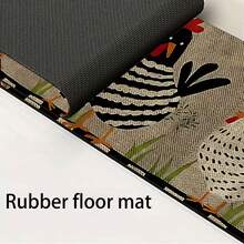 1 pieza Cubierta de grifo con estampado de gallo, de poliéster duradero, de secado rápido, fácil de limpiar, adecuado para cocina y baño, fácil instalación, decoración diaria, regalo, alfombra de baño, alfombrilla de grifo duradera, accesorio de grifo - Multicolor - View 11