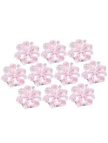 2/10pcs 25mm Women Elegant Pearl Floral Button Set, Durable Plastic Material, Metal Button Cover, Detachable Button Clips, 3D Decorative Buttons, With Pliers Button Snap, Suitable For Dress, Formal Wear, Shirt Accessories - Multicolor - View 20