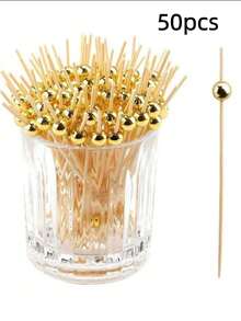 250pcs/50pcs Set - Appetizer Cups With Skewers, 14oz Paper Snack Cups With Cocktail Picks. Kraft Paper Fry Cups, Disposable Popcorn Cones/Ice Cream Cones, Party Favor Boards (50 Cups + 200 Skewers) - Multicolor - View 21