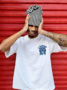 Disney Men's Retro T-Shirt, Vintage Cartoon Number Print Crew Neck Tee, Casual Streetwear Loose Fit Short Sleeve, Classic Hip-Hop Style Casual Top For Everyday Wear & Animation Fans, Made Of Soft Breathable Cotton Fabric, Comfortable And Skin-Friendly, Suitable For Daily Outings, Concerts, Casual Hangouts & Urban Style Looks. The Classic White Base Is Paired With Distressed Blue Number And Cute Mickey Mouse Design, Versatile And Timeless, An Ideal Gift For Animation Lovers, Vintage Enthusiasts And Streetwear Aficionados. Easy To Match With Jeans, Cargo Pants And Shorts To Create A Cool City Vibe. - trắng - Xem 2