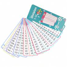 0-12 Math Addition Subtraction Multiplication Division Children's Math Flash Cards, 2 Pens And 1 Ring (Random Color), Reusable Erasable Math Flash Cards, Montessori, Educational Game, Boys And Girls Educational Toy, Learning Education, Kindergarten, Home Education, Ideal Choice For Learning Math, Gift For Kids - Multicolor - View 5