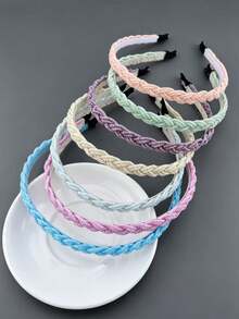 7pcs Colorful Crystal Headbands Suitable For Daily Wear - Multicolor - View 3