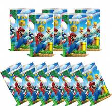 10Pcs 2026 New Super M-Ario Themed Pouches Rainbow Edition M-Ario Jump With Block Coin Pipe Koopa For Birthday Celebration Random Style - Multicolor - View 5
