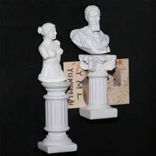 1pc/Set Fridge Magnets, 3D Figurine Statues - Beethoven, David, Apollo - Roman Column Set - View 4