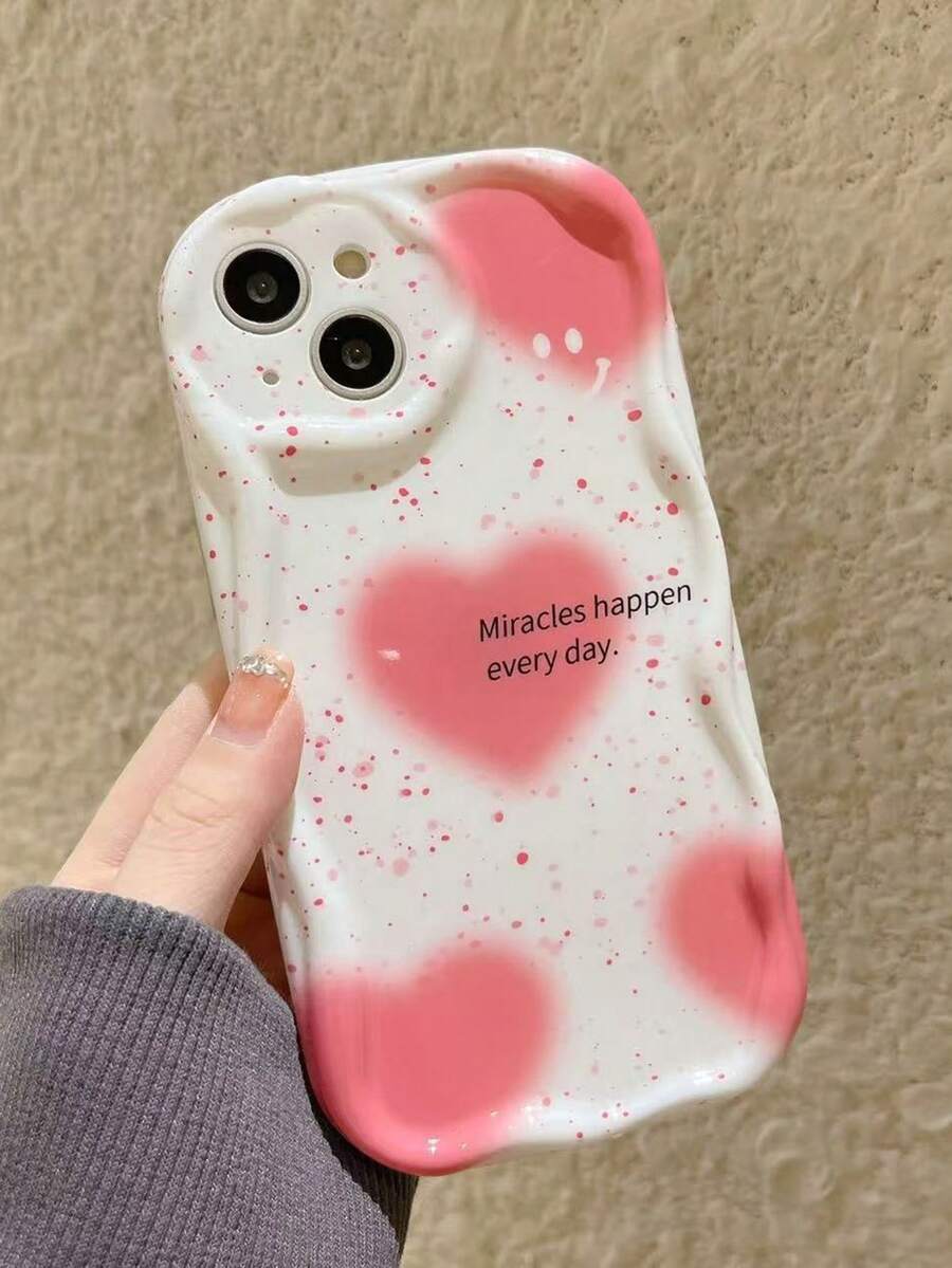 Tie Dye Heart Design 17 Pro Phone Case, Compatible With Apple 13/14/15/16 Pro Max - Multicolor - View 1