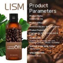 LISM 30ml/100ml Coffee Essential Oil - Suitable For Humidifier, Soap Making, DIY Candle Making With Long-Lasting Fragrance, Applicable For Various Scenarios Like Office, Yoga, Home Fragrance, Bedroom Decor, Convenient Design, Great For Gifting, Aromas For Candles - Coffee Essential Oil - View 2