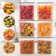 Food Storage Containers With Lids - Spaghetti Container Storage - Flour Sugar Storage Containers, Kitchen Canister, Pantry Organizers And Storage, Suitable For Pasta, Flour, Sugar And Dry Goods, 166oz - Übersicht 4