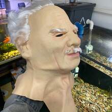 Realistic Bald Old Man Mask Walter White Heisenberg Latex Mask Adult Halloween Cosplay Party Costume Prop - View 9