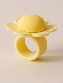 2pcs Cartoon Flower Door Knob Protector, Silicone Material Quiet Anti-Collision, Easy Installation - Flower Style - View 11