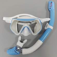 Diving Mask - 1526 198L Blue White - View 3