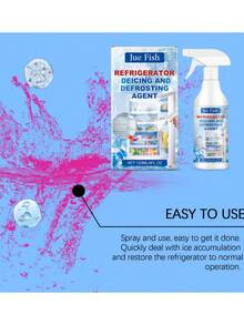 Refrigerator Defrosting & Deicing Agent, Household Freezer Frost Remover, Ice Block Melting & Anti-Icing Solution - A - View 2