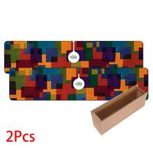 1pc Bohemian Pattern Printed Faucet Mat, Durable Polyester, Quick Drying, Easy To Clean, Suitable For Kitchen And Bathroom, Easy To Install, Daily Decor, Gift, Bathroom Mat, Durable Faucet Mat, Faucet Accessory - Multicolor - View 12