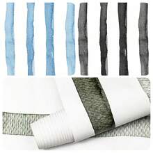 1 Roll Light Bottom Ink Gradient Vertical Stripe Self-Adhesive Wallpaper For Desk, Drawer, Kitchen Corner, Waterproof, Stain-Resistant, Soft Decor Sticker 17.7inX39.3/118.1/196.8/393.7in - Green - View 2