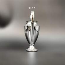 High-Quality Electroplated Resin Trophy, Football Fan Decoration, Office Decor - View 3