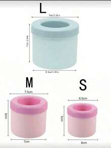 1 pièce Bac à glaçons portable en silicone, moule à glaçons cylindrique 3D, bac à glaçons en silicone multi-cavités style seau à dégagement facile, convient pour la maison, le bar, le club et la préparation de boissons d'été en extérieur, peut être utilisé avec des cocktails et des fruits frais, ustensile de cuisine, accessoire de cuisine - Multicolore - Voir 10