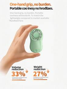 Ventilador eléctrico ultra compacto de 3.8 pulgadas, ventilador portátil de bolsillo para viajes al aire libre, con batería integrada de gran capacidad de 900mAh para un funcionamiento duradero, motor sin escobillas de alta potencia que proporciona un flujo de aire fuerte, ventilador de enfriamiento personal adecuado para ir al trabajo, acampar, oficina y uso al aire libre en verano - multicolor - Ver 8