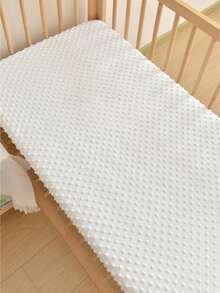 2pcs Baby Crib Sheets & Mattress Cover Set, Breathable Soft Microfiber Unisex Infant Bedding For Standard Crib & Mini Crib - Gray + White - View 4